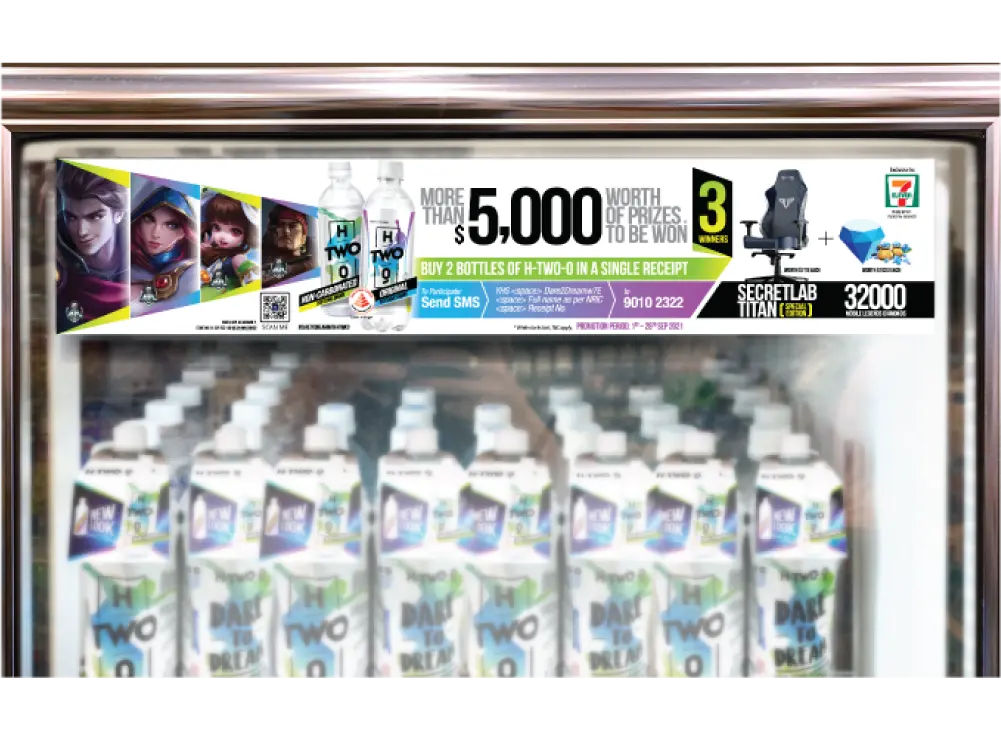 H-TWO-O omnichannel campaign creative, 3 of 7